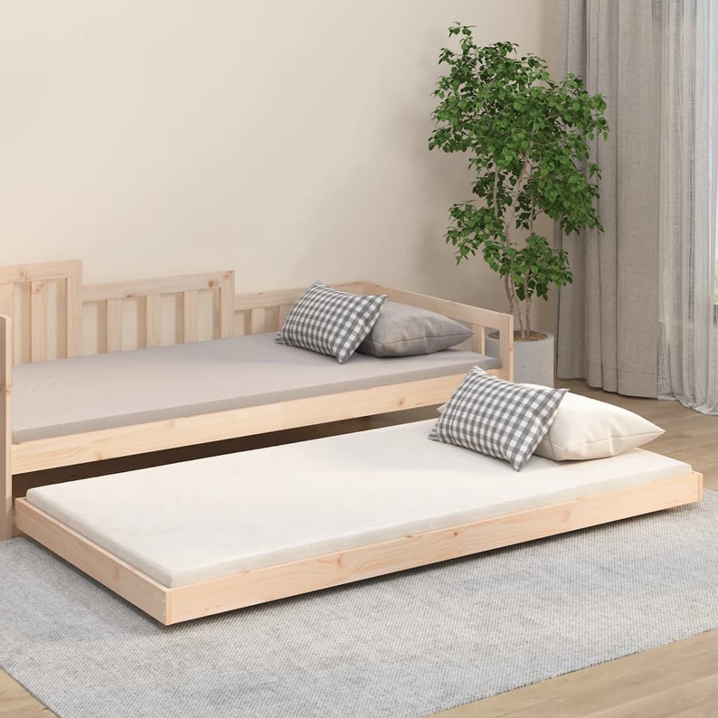 Bedframe zonder matras massief grenenhout 80x200 cm is nu te koop bij PeponiXL, paradijselijk wonen!