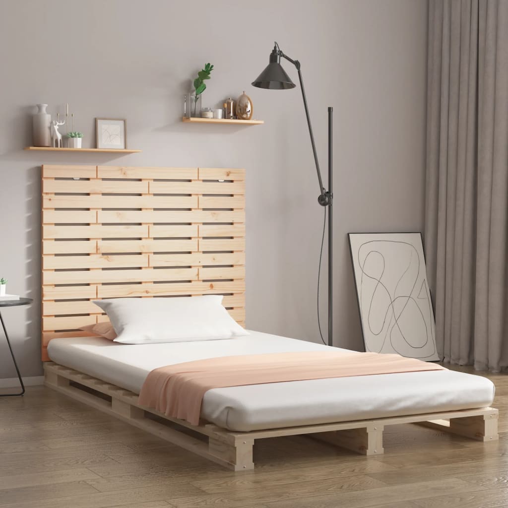 Hoofdbord wandmontage 106x3x91,5 cm massief grenenhout is nu te koop bij PeponiXL, paradijselijk wonen!