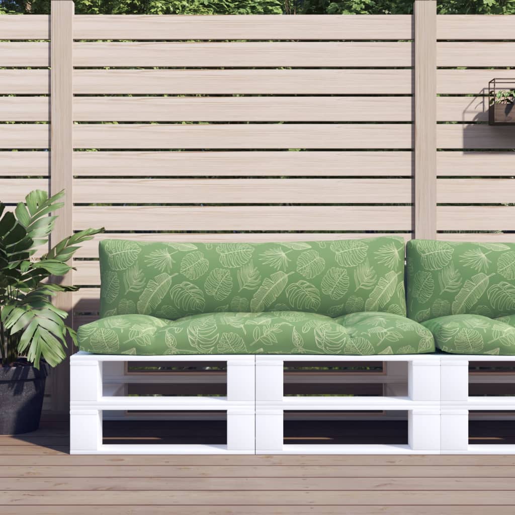 Palletkussens 2 st bladpatroon oxford stof is nu te koop bij PeponiXL, paradijselijk wonen!