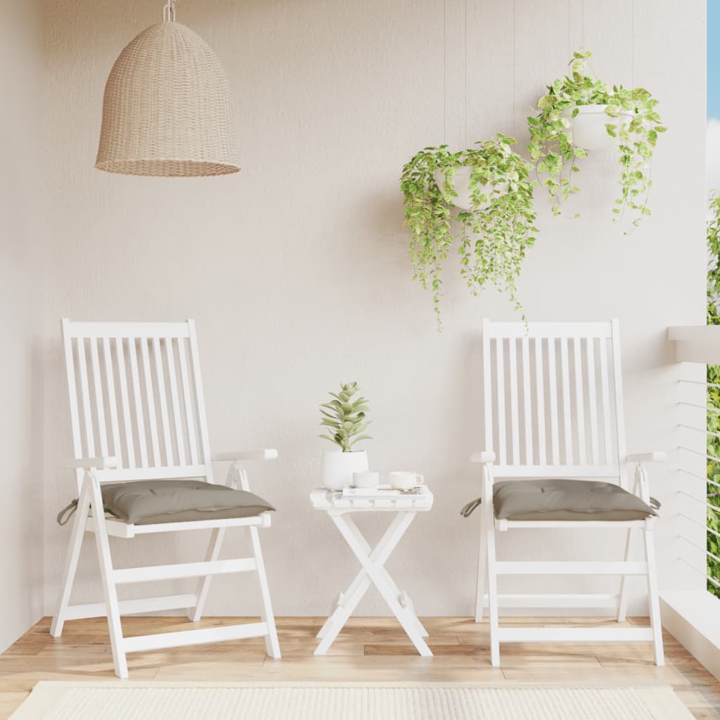 Palletkussens 2 st 50x50x7 cm oxford stof taupe is nu te koop bij PeponiXL, paradijselijk wonen!