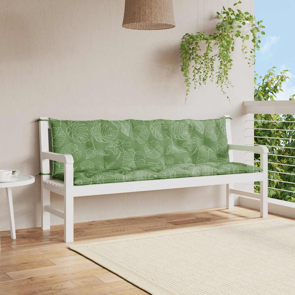 Tuinbankkussens 2 st oxford stof bladpatroon is nu te koop bij PeponiXL, paradijselijk wonen!