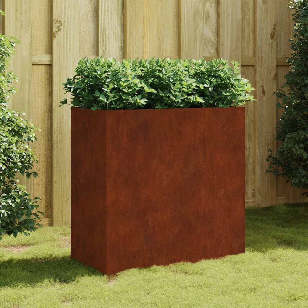 Plantenbak 40x80x80 cm cortenstaal is nu te koop bij PeponiXL, paradijselijk wonen!