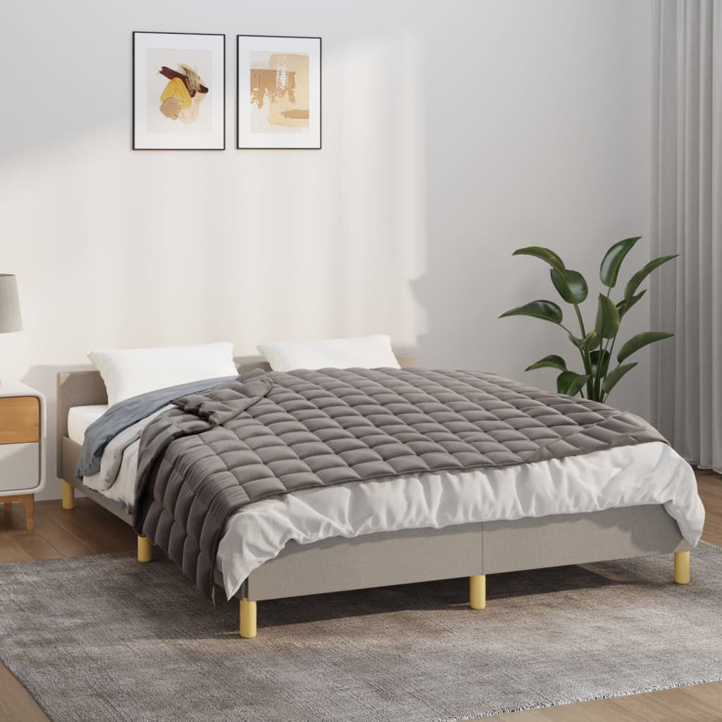Verzwaringsdeken 137x200 cm 6 kg stof grijs is nu te koop bij PeponiXL, paradijselijk wonen!