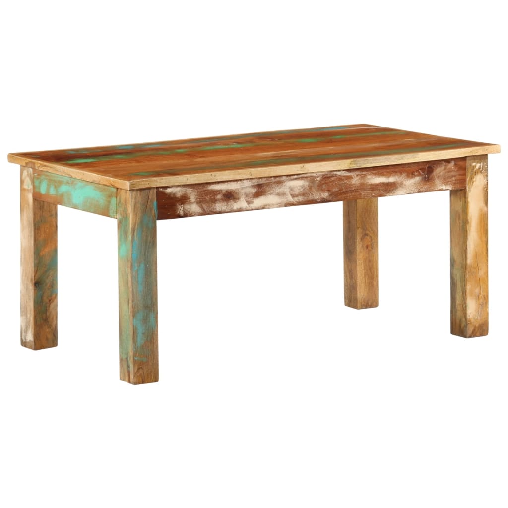 Salontafel 100x55x45 cm massief gerecycled hout is nu te koop bij PeponiXL, paradijselijk wonen!