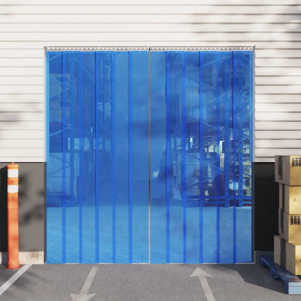 Deurgordijn 300x2,6 mm 25 m PVC blauw is nu te koop bij PeponiXL, paradijselijk wonen!