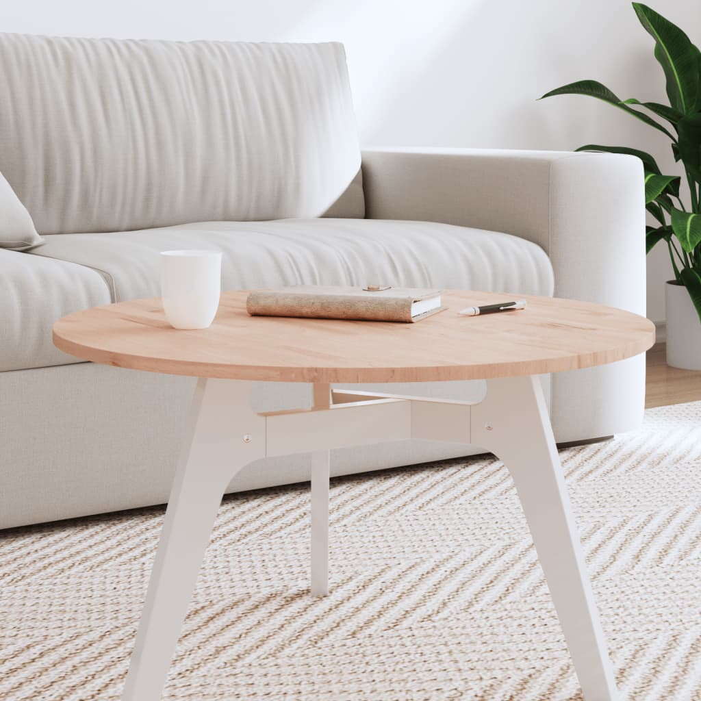 Tafelblad rond Ø70x1,5 cm massief beukenhout is nu te koop bij PeponiXL, paradijselijk wonen!