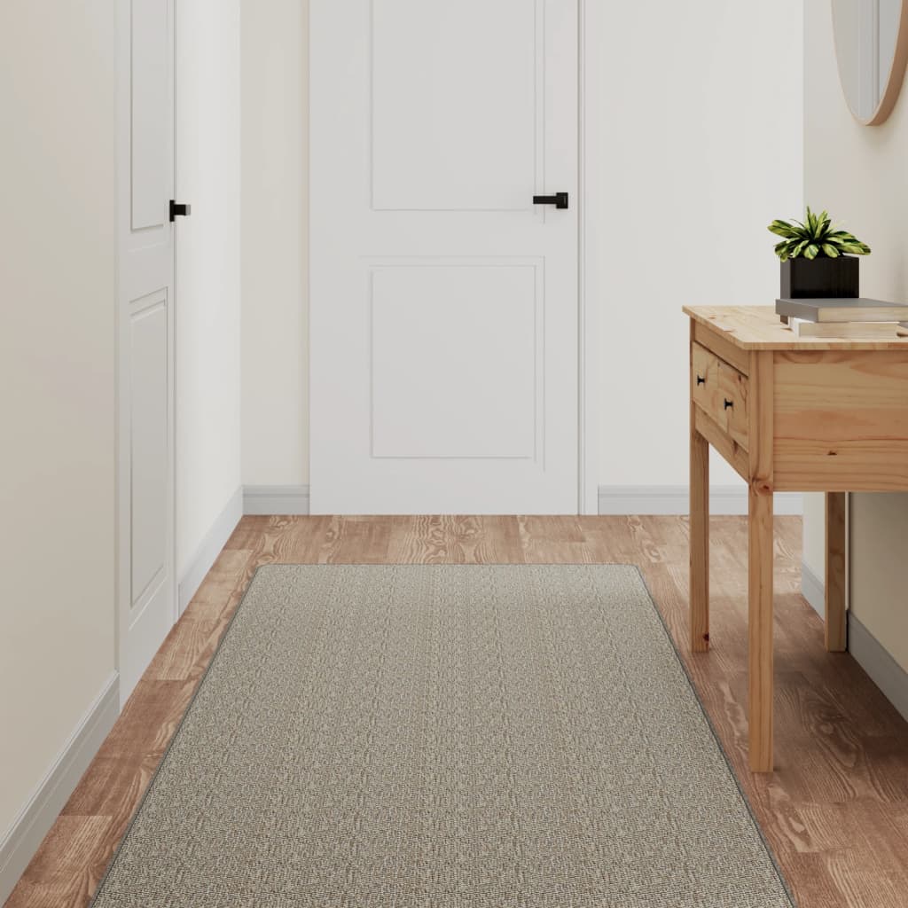 Tapijtloper 80x150 cm sisal-look platina is nu te koop bij PeponiXL, paradijselijk wonen!