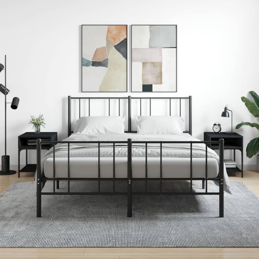 Nachtkastjes 2 st 40x41x50 cm bewerkt hout zwart is nu te koop bij PeponiXL, paradijselijk wonen!