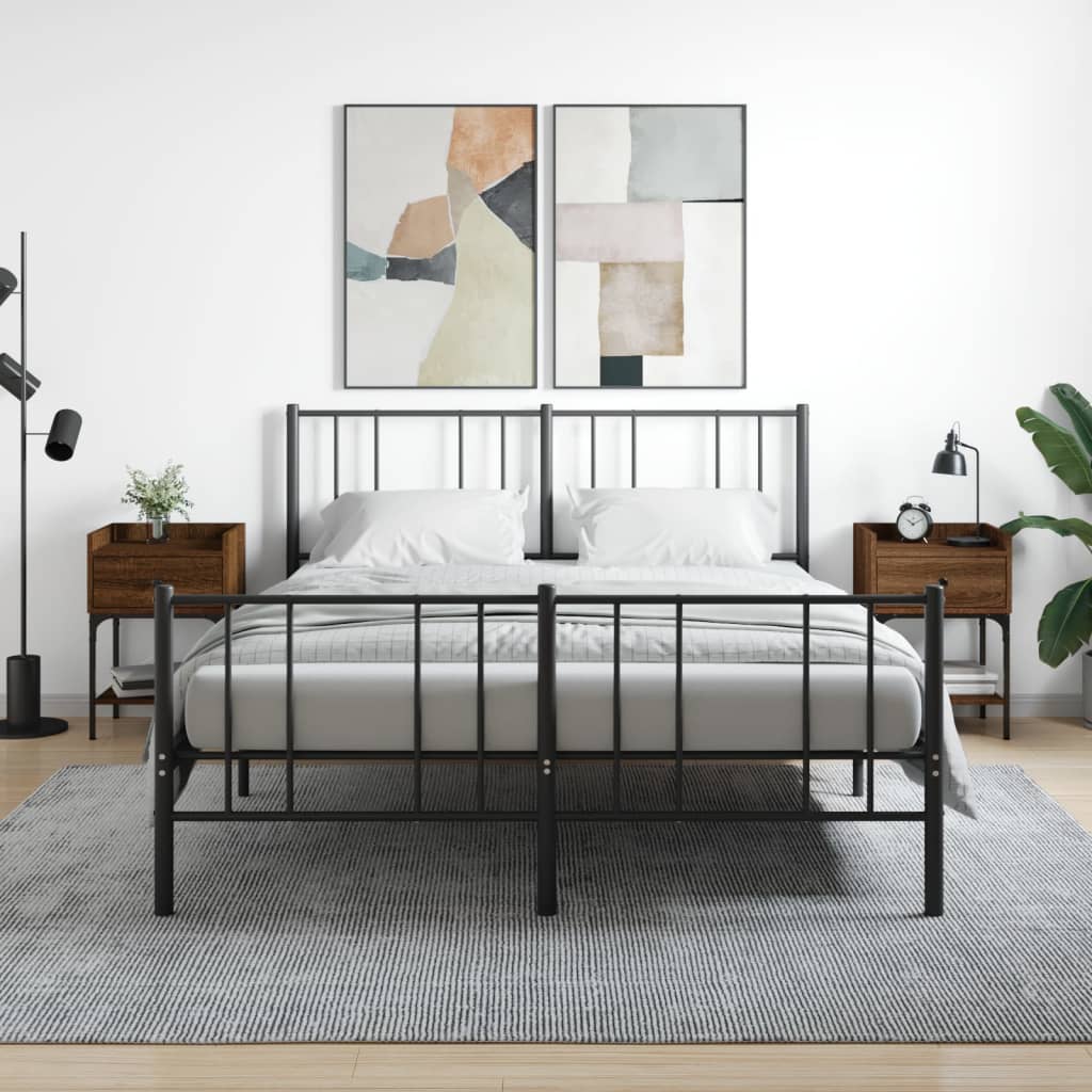 Nachtkastjes 2 st 40,5x31x60 cm bewerkt hout bruin eikenkleur is nu te koop bij PeponiXL, paradijselijk wonen!