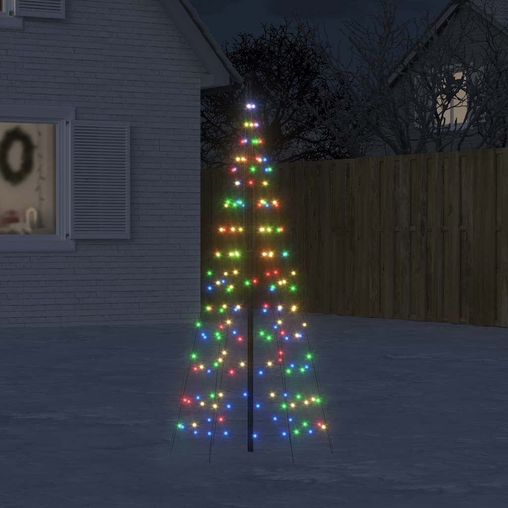 LED-kerstboom 200 LEDs kleurrijk 180 cm is nu te koop bij PeponiXL, paradijselijk wonen!