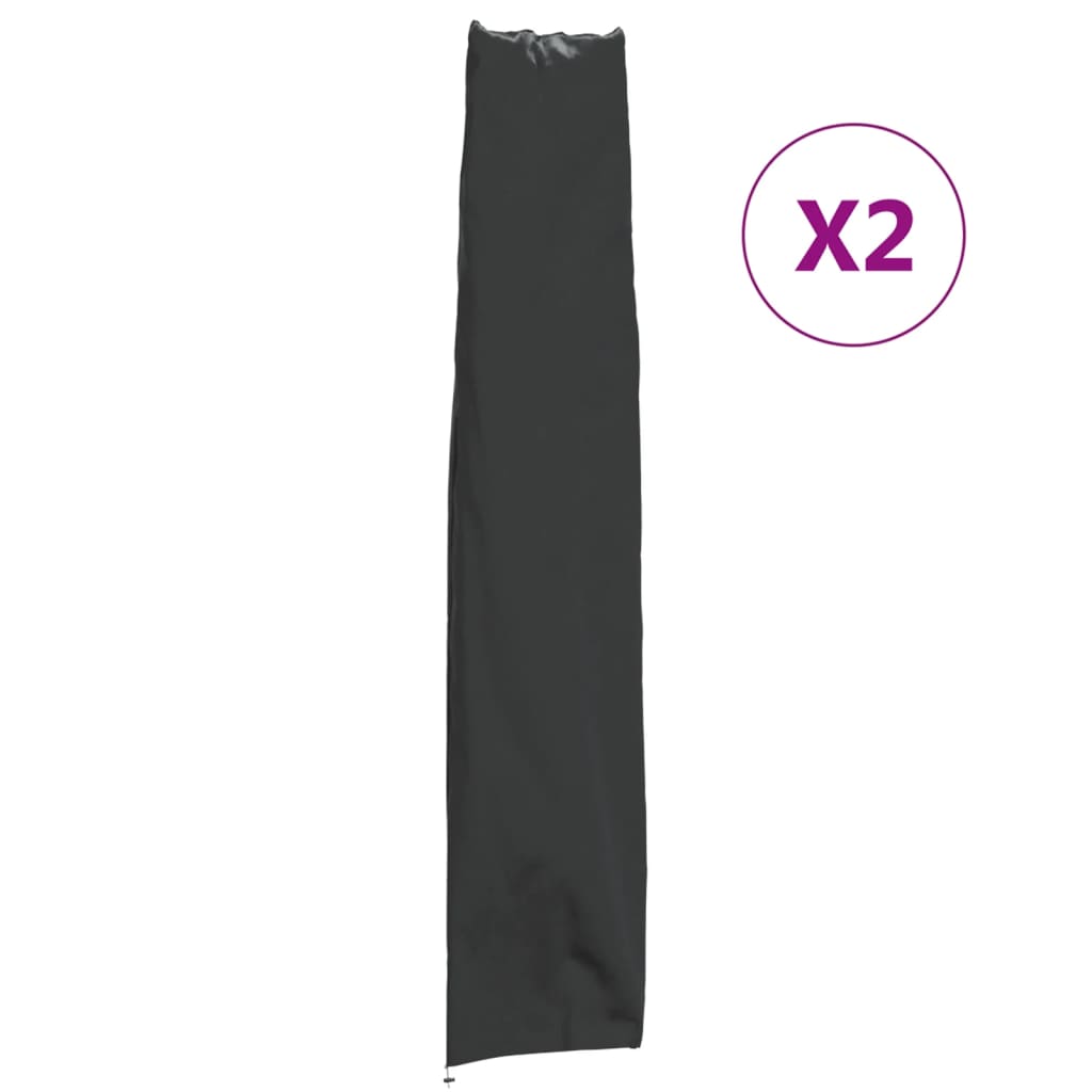 Parasolhoezen 2 st 170x28/32 cm 420D oxford stof is nu te koop bij PeponiXL, paradijselijk wonen!