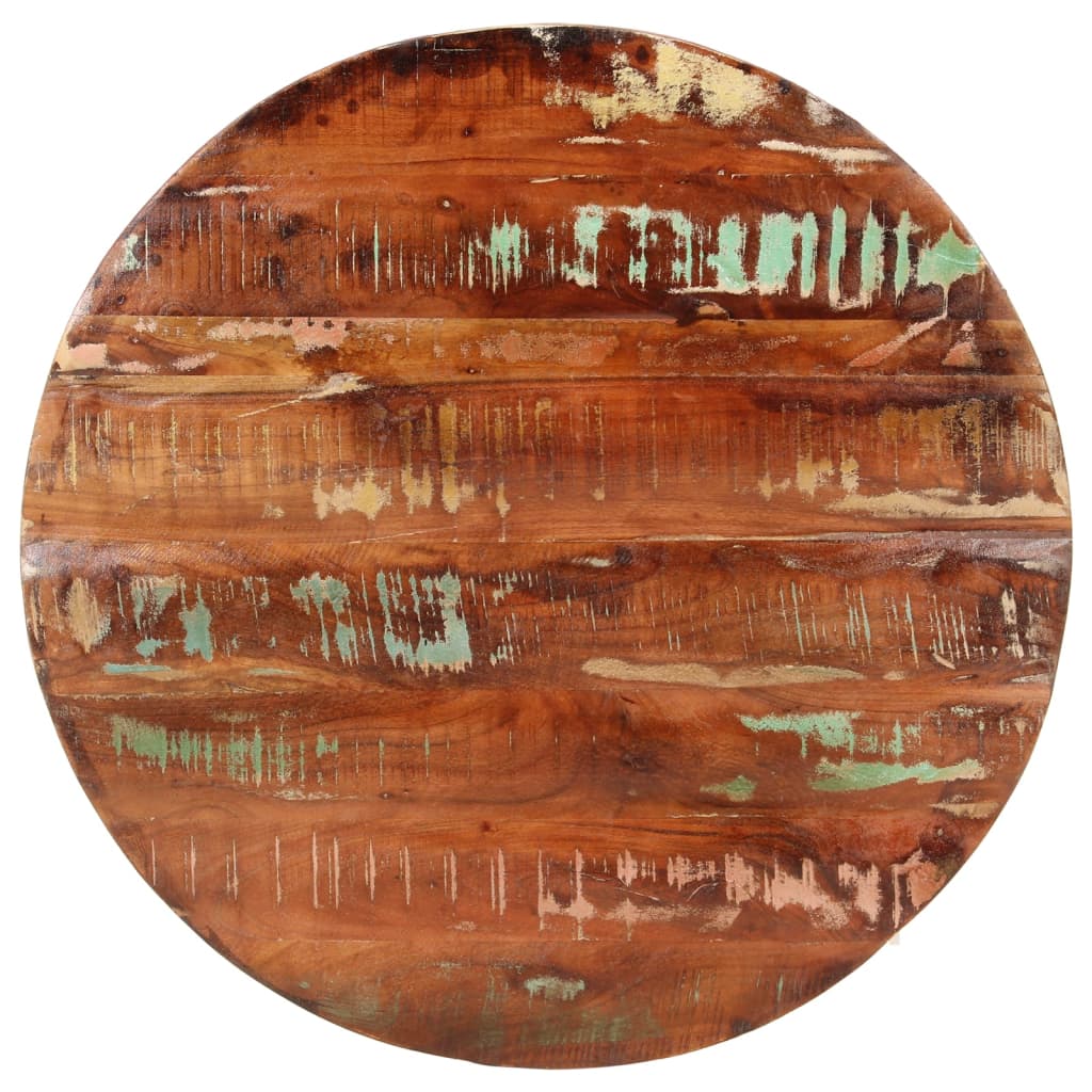 Tafelblad rond Ø 80x2,5 cm massief gerecycled hout is nu te koop bij PeponiXL, paradijselijk wonen!