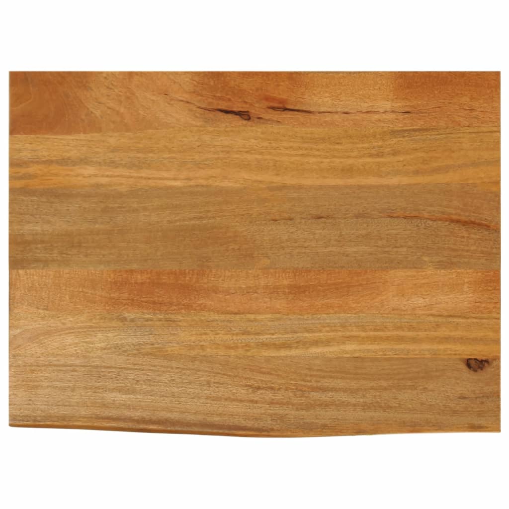 Tafelblad met natuurlijke rand 80x60x2,5 cm massief mangohout is nu te koop bij PeponiXL, paradijselijk wonen!