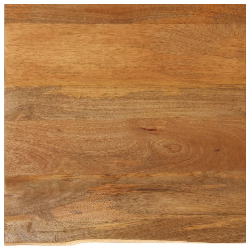 Tafelblad met natuurlijke rand 80x80x2,5 cm massief mangohout is nu te koop bij PeponiXL, paradijselijk wonen!