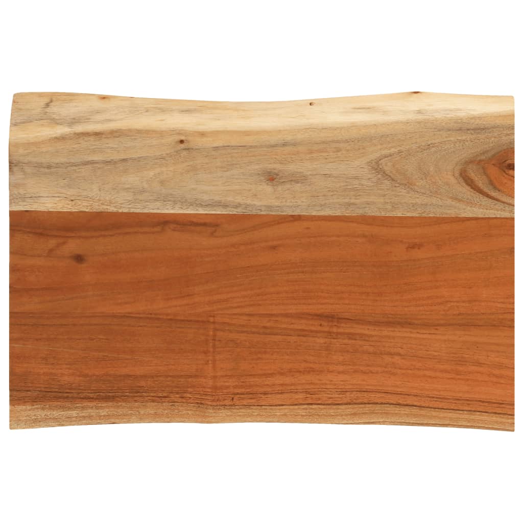 Tafelblad rechthoekig natuurlijke rand 70x40x3,8 cm acaciahout is nu te koop bij PeponiXL, paradijselijk wonen!
