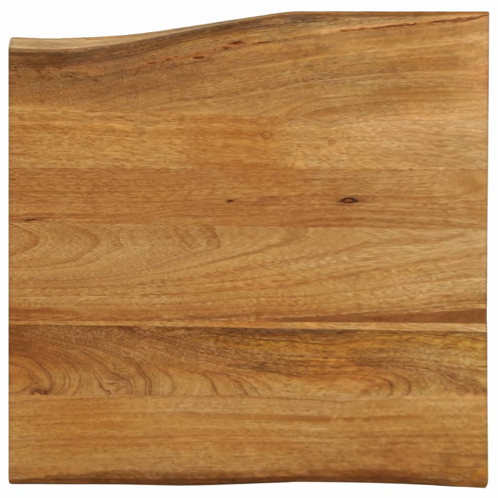 Tafelblad met natuurlijke rand 60x60x2,5 cm massief mangohout is nu te koop bij PeponiXL, paradijselijk wonen!