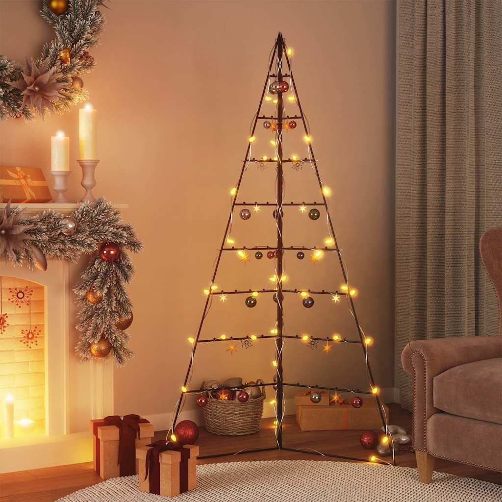 Kerstdecoratie kerstboom 180 cm metaal zwart is nu te koop bij PeponiXL, paradijselijk wonen!