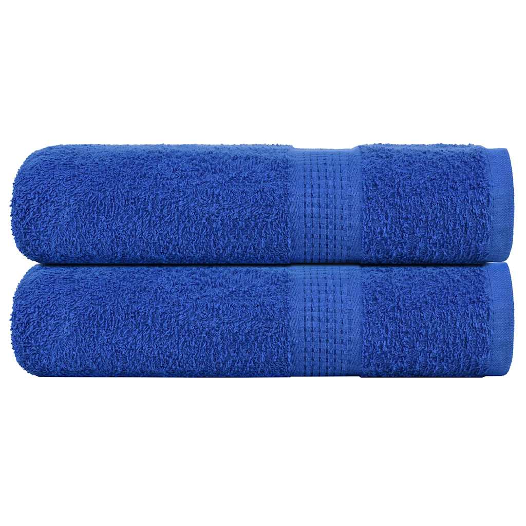 Badhanddoeken FROGN 2 st 100x150 cm 360 g/m² blauw is nu te koop bij PeponiXL, paradijselijk wonen!