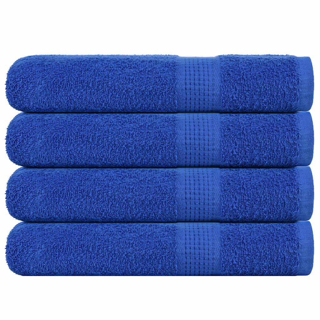 Saunahanddoeken FROGN 4 st 80x200 cm 360 g/m² blauw is nu te koop bij PeponiXL, paradijselijk wonen!