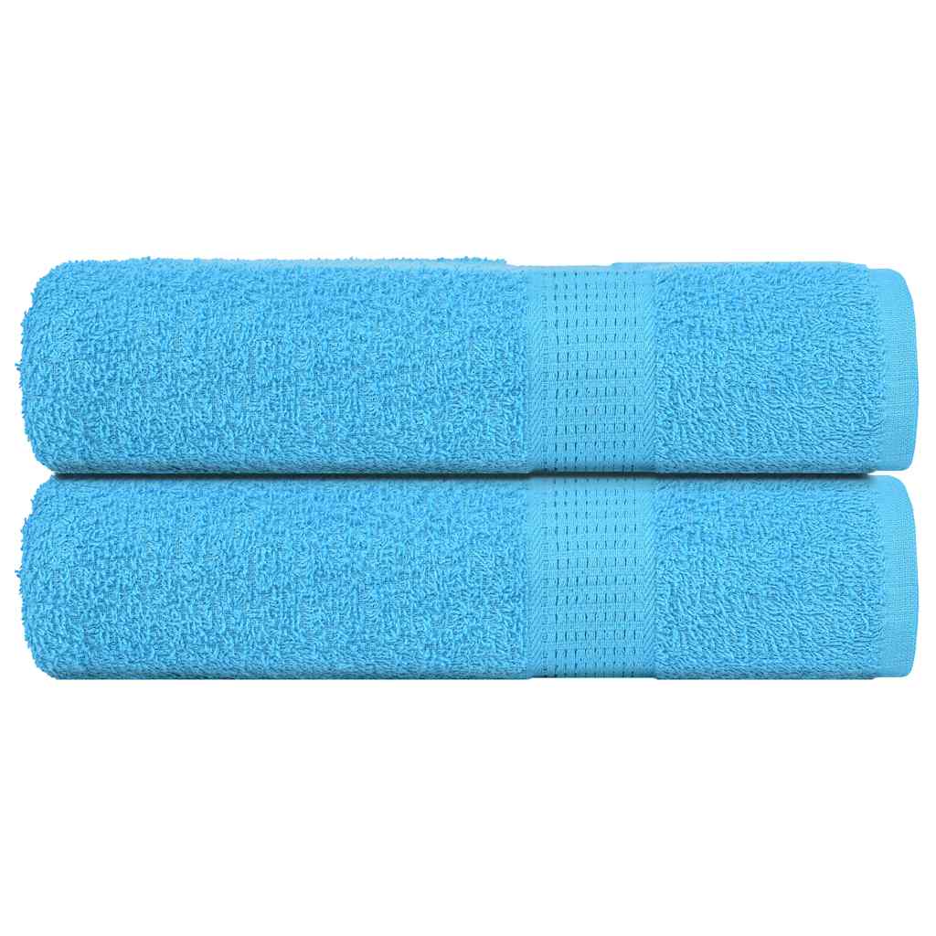 Badhanddoeken FROGN 2 st 100x150 cm 360 g/m² turquoise is nu te koop bij PeponiXL, paradijselijk wonen!