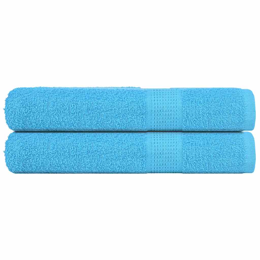 Saunahanddoeken FROGN 2 st 80x200 cm 360 g/m² turquoise is nu te koop bij PeponiXL, paradijselijk wonen!
