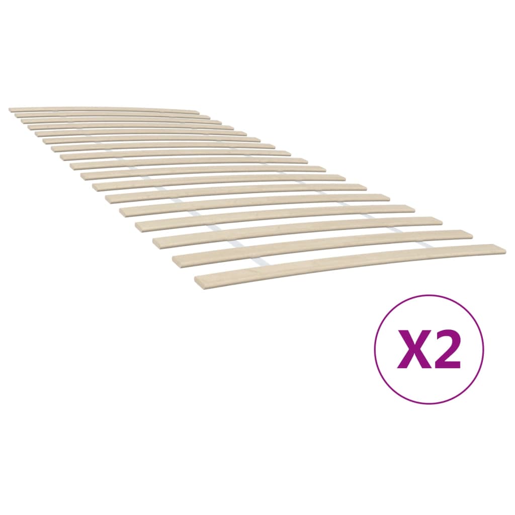 Bedlattenvervanging met 34 latten 2 stuks 100x200 cm is nu te koop bij PeponiXL, paradijselijk wonen!