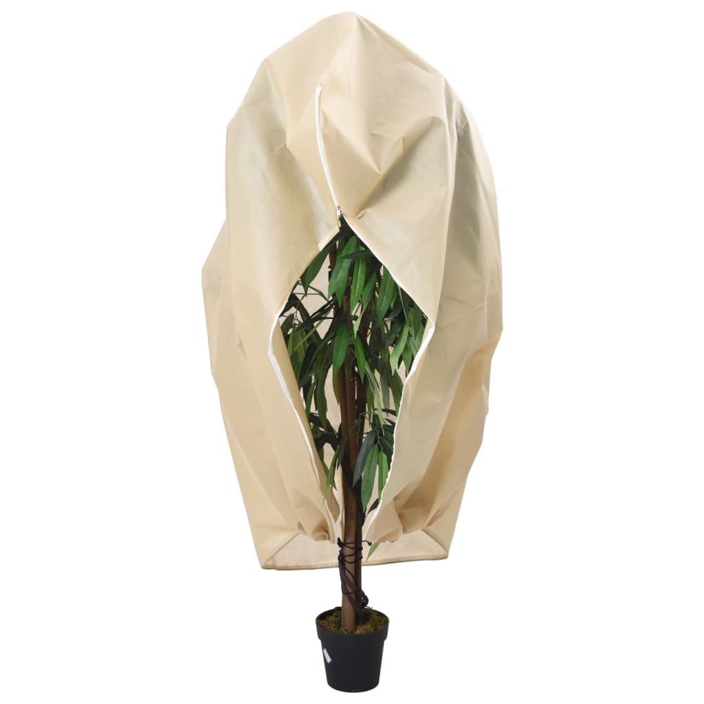 Plantenhoezen met ritssluiting 2 st 70 g/m² 1x1,55 m is nu te koop bij PeponiXL, paradijselijk wonen!