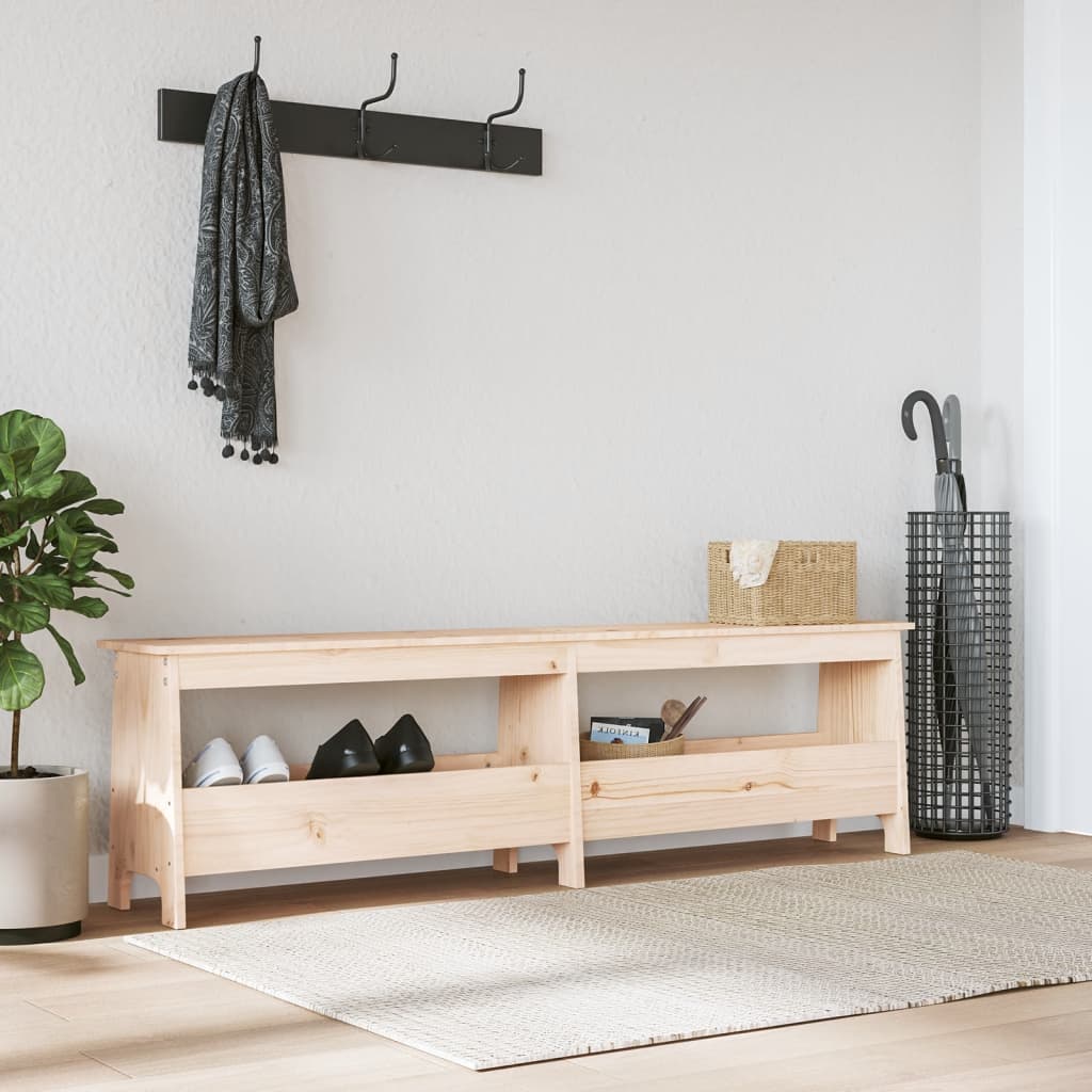 Halbank 160x28x45 cm massief grenenhout is nu te koop bij PeponiXL, paradijselijk wonen!