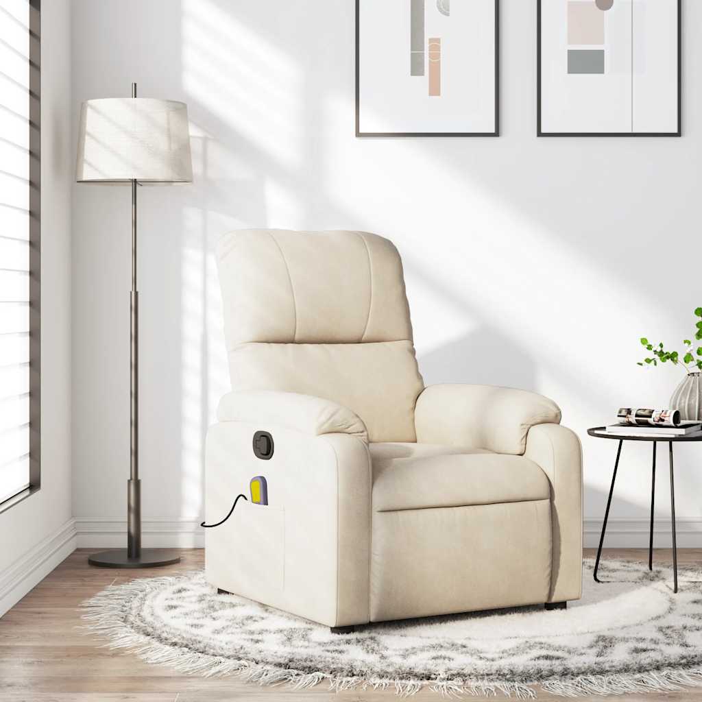 Massagestoel microvezelstof beige is nu te koop bij PeponiXL, paradijselijk wonen!