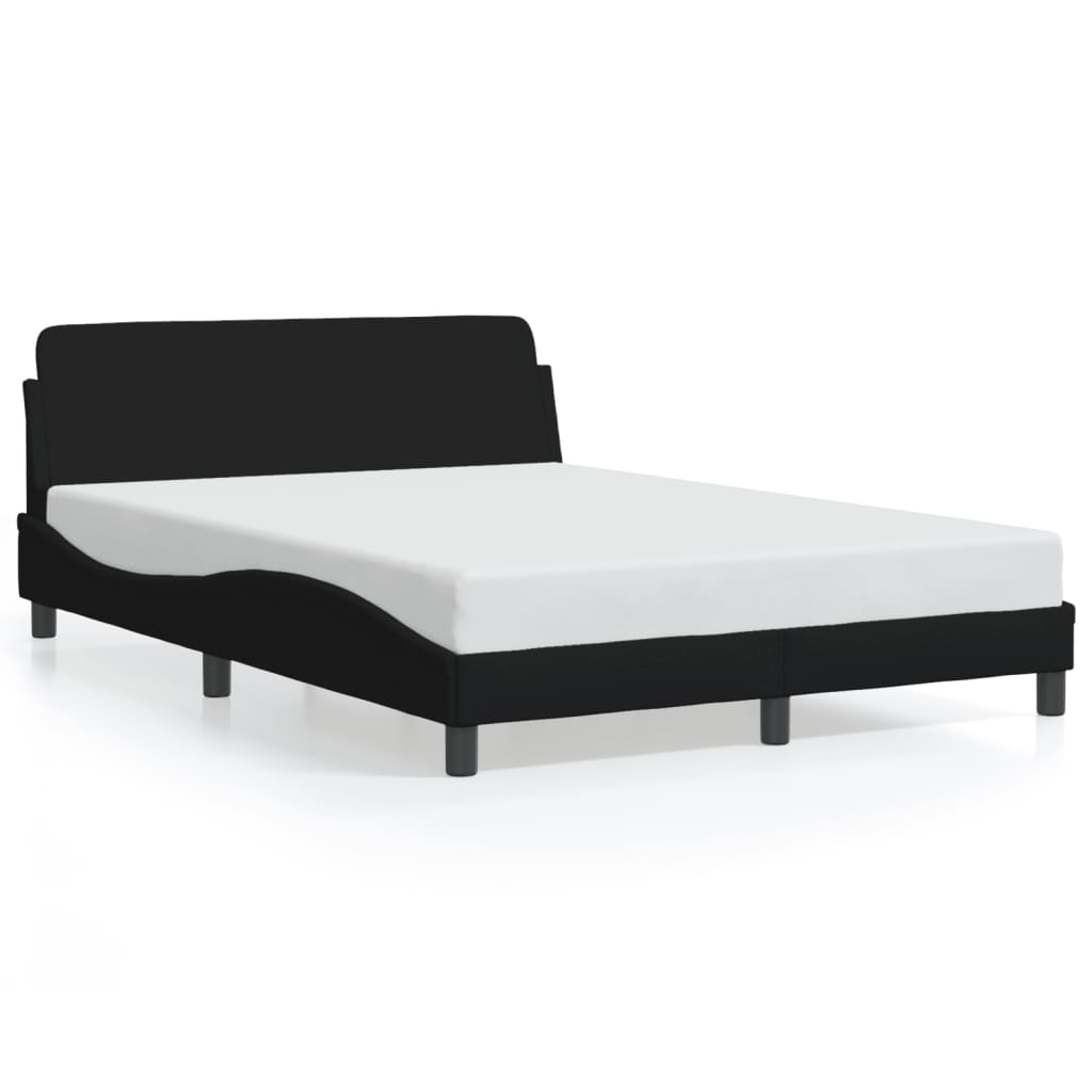 Bedframe "Dover" 120x200 cm stof zwart is nu te koop bij PeponiXL, paradijselijk wonen!