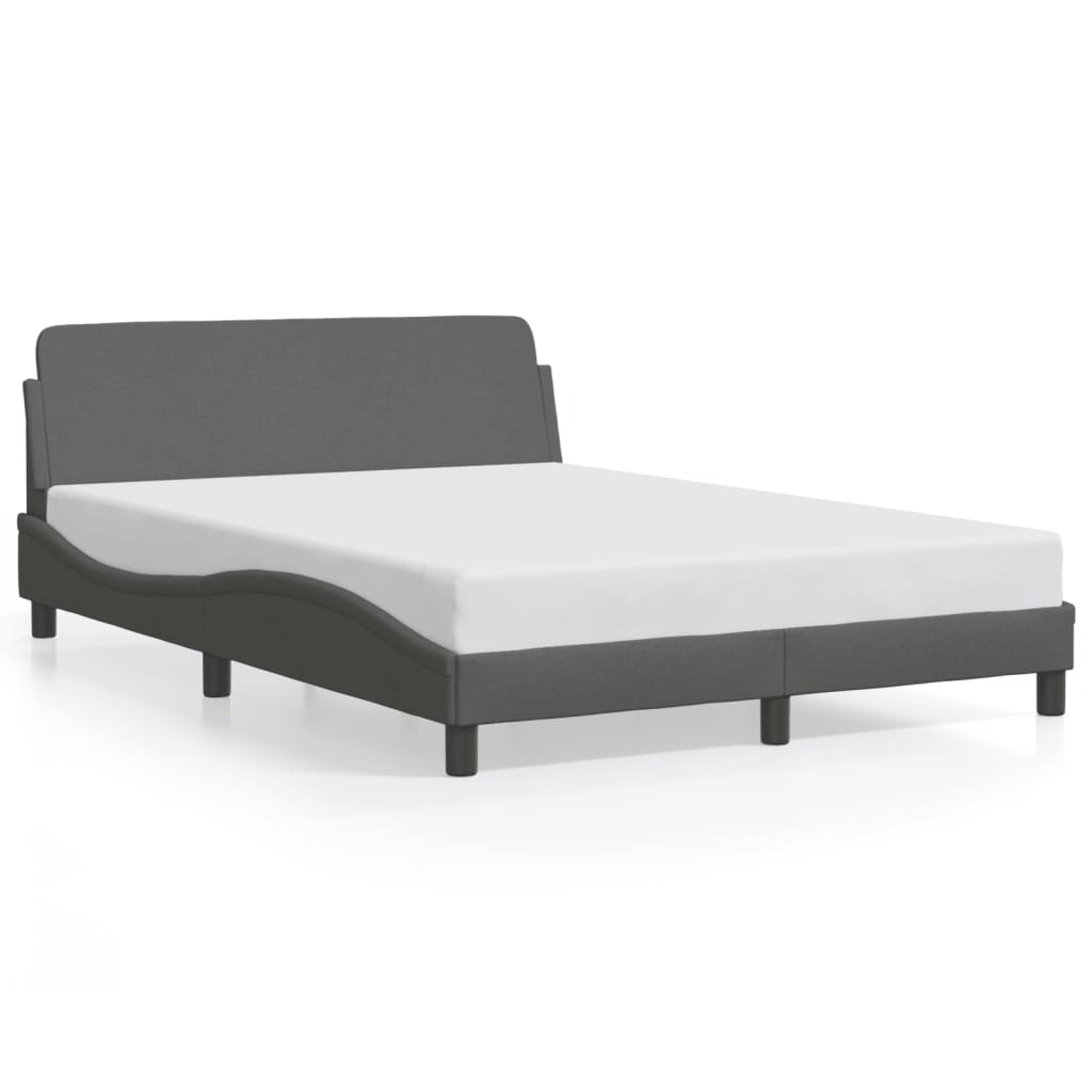 Bedframe "Dover" stof donkergrijs 140x190 cm is nu te koop bij PeponiXL, paradijselijk wonen!