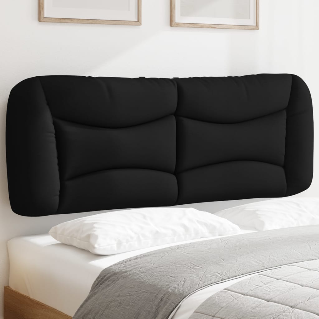 Hoofdbordkussen "Hvar" 120 cm stof zwart is nu te koop bij PeponiXL, paradijselijk wonen!