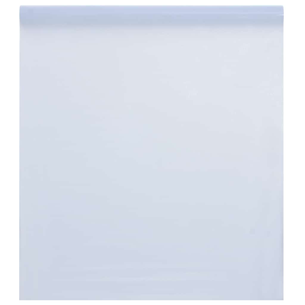 vidaXL Raamfolie statisch mat wit 90x1000 cm PVC