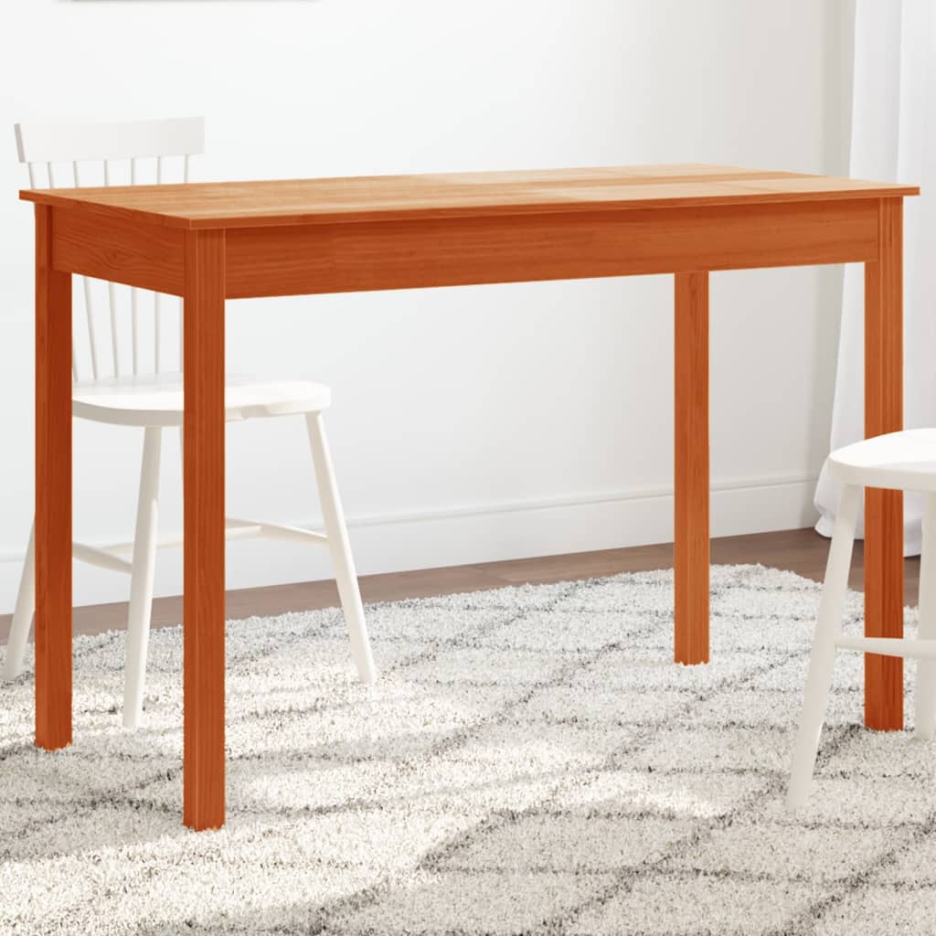 Eettafel 110x55x75 cm massief grenenhout wasbruin is nu te koop bij PeponiXL, paradijselijk wonen!