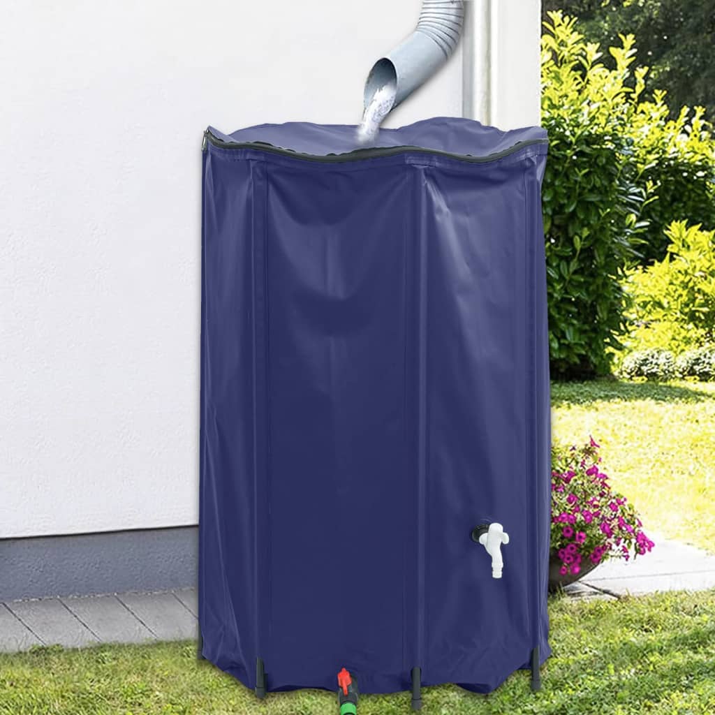 Watertank met kraan opvouwbaar 1000 L PVC is nu te koop bij PeponiXL, paradijselijk wonen!