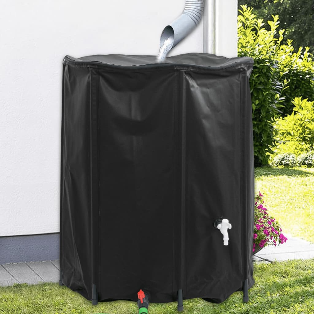 Watertank met kraan opvouwbaar 1250 L PVC is nu te koop bij PeponiXL, paradijselijk wonen!