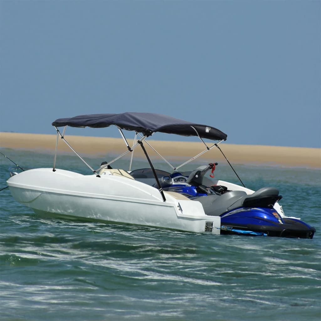 Biminitop 4 bogen met mesh zijwanden 243x(230-244)x137 cm is nu te koop bij PeponiXL, paradijselijk wonen!