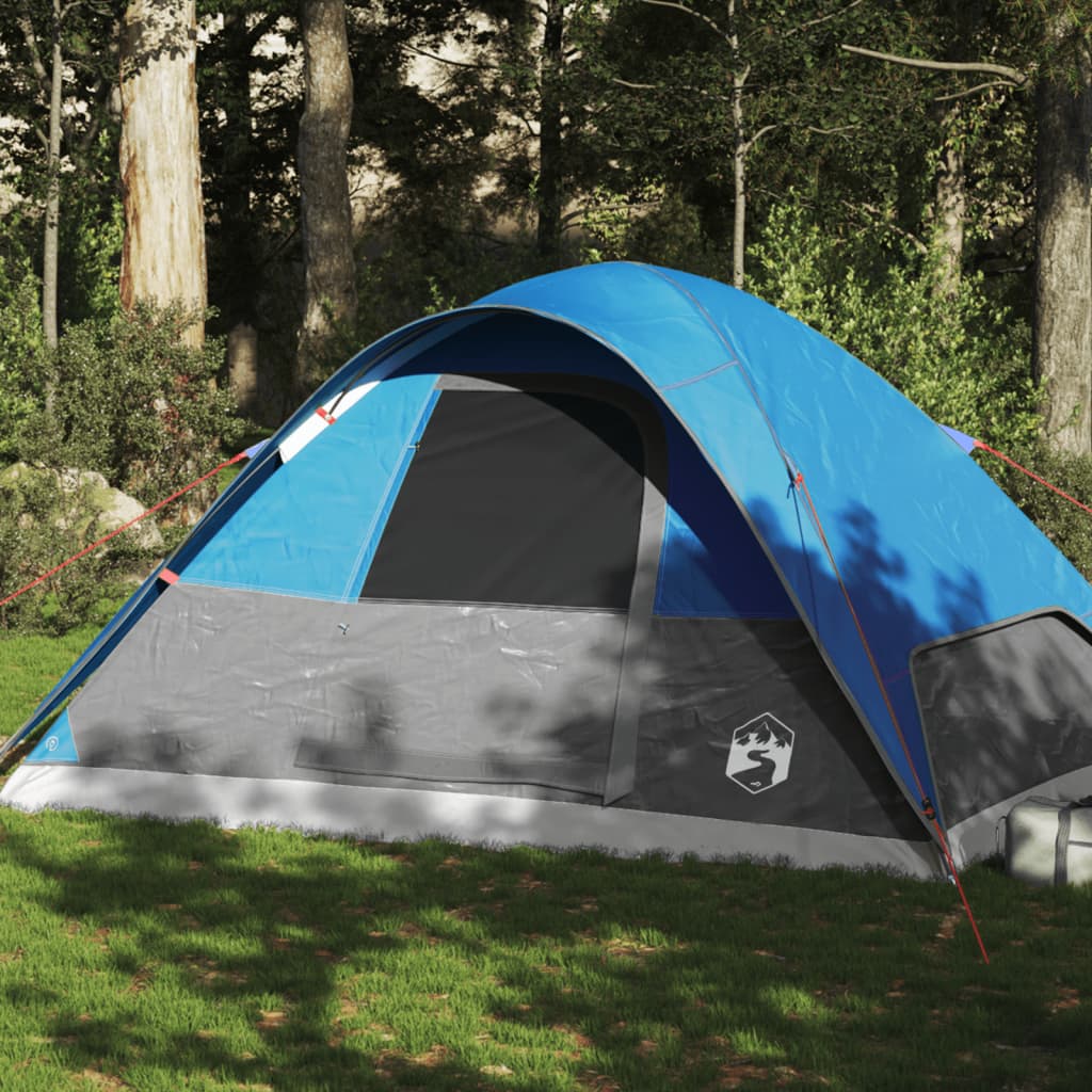 Koepeltent 6-persoons waterdicht blauw is nu te koop bij PeponiXL, paradijselijk wonen!