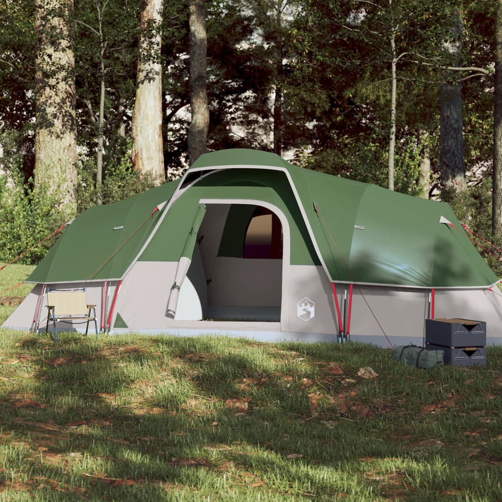 Koepeltent voor gezin 11-persoons waterdicht groen is nu te koop bij PeponiXL, paradijselijk wonen!