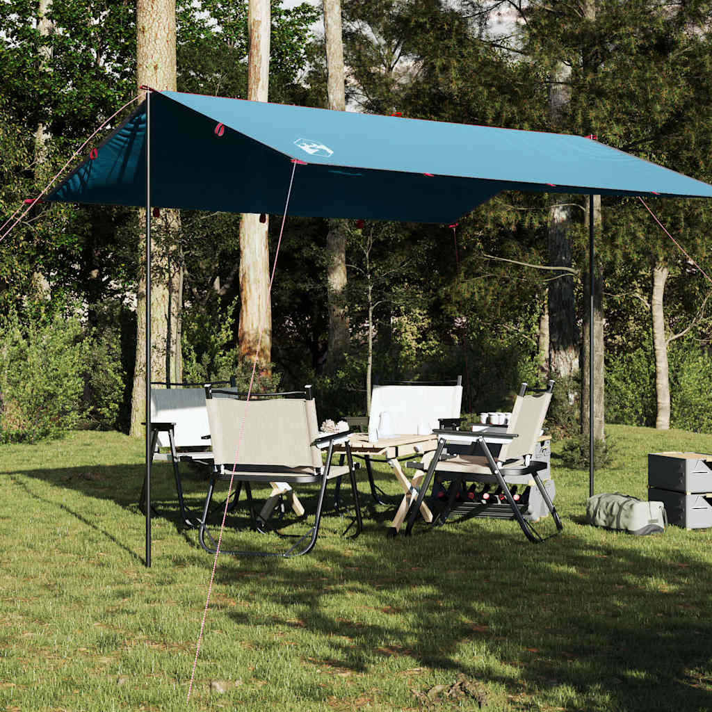 Kampeerluifel waterdicht 360x294 cm blauw is nu te koop bij PeponiXL, paradijselijk wonen!