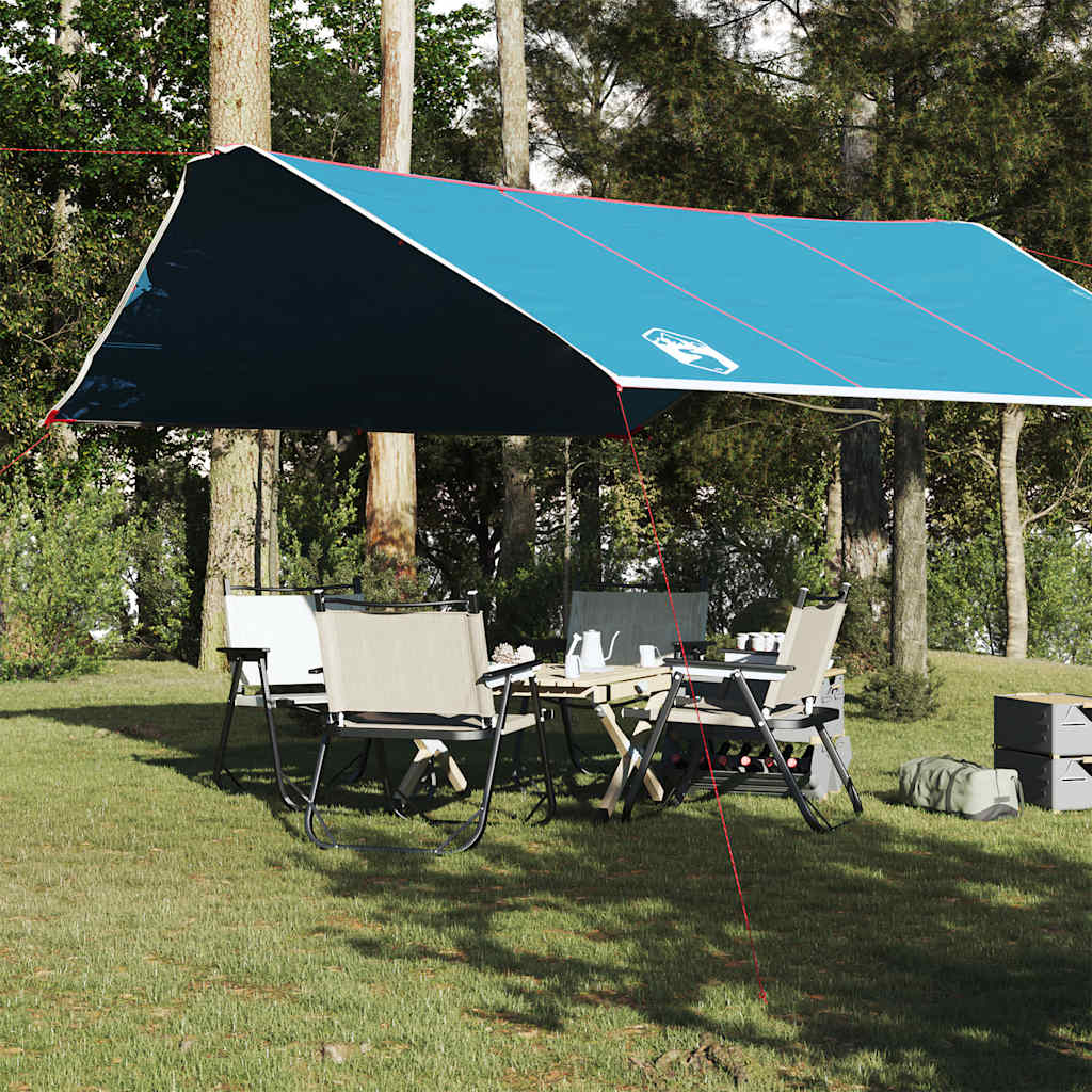 Kampeerluifel waterdicht 420x440 cm blauw is nu te koop bij PeponiXL, paradijselijk wonen!