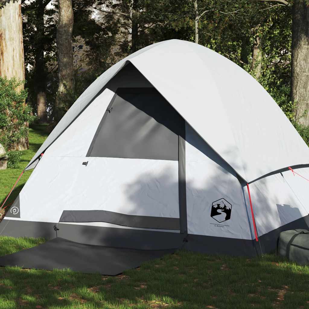 Koepeltent 4-persoons waterdicht verduisterend stof wit is nu te koop bij PeponiXL, paradijselijk wonen!