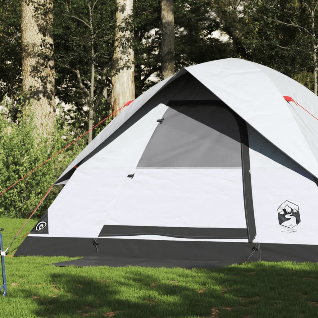 Koepeltent 6-persoons waterdicht verduisterend stof wit is nu te koop bij PeponiXL, paradijselijk wonen!
