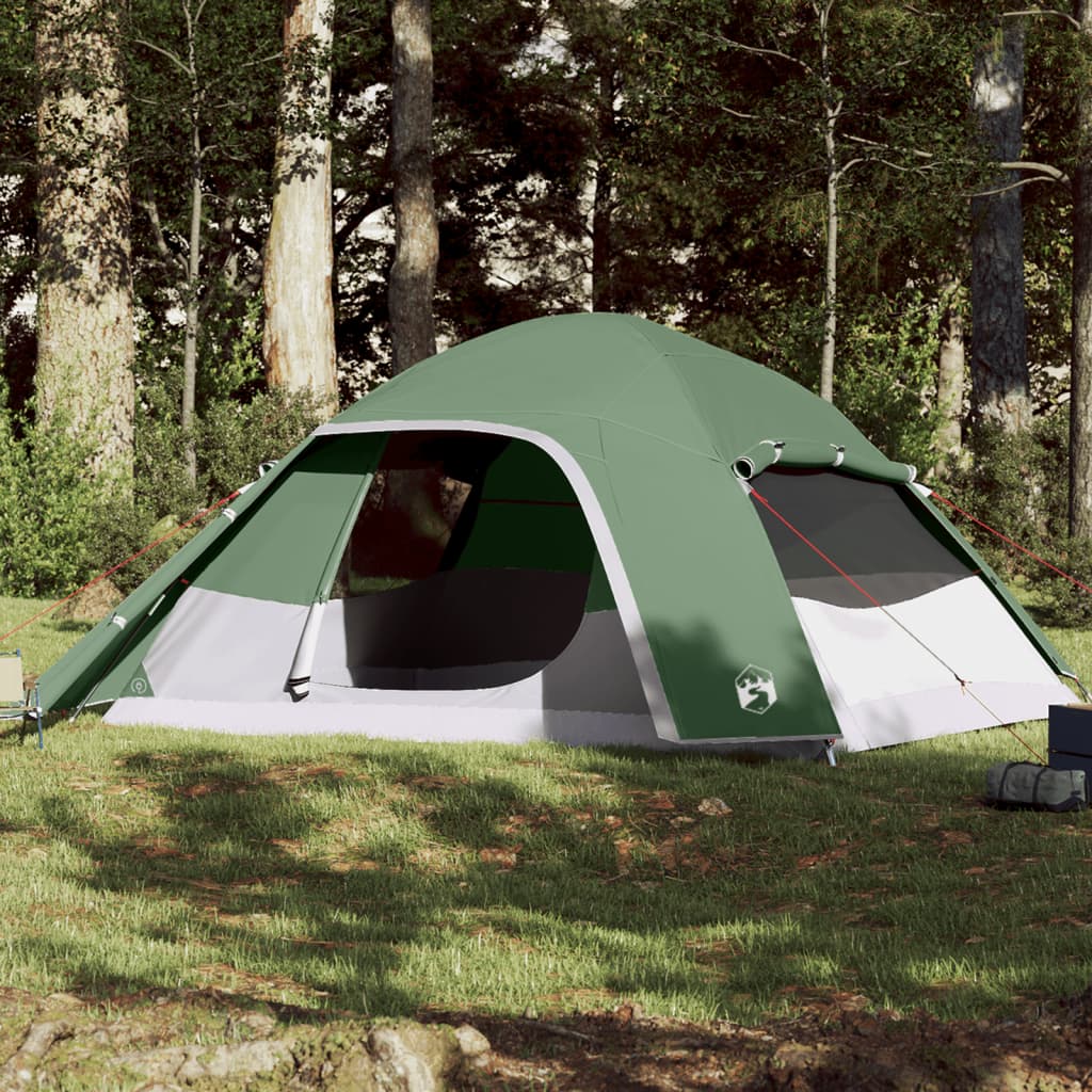 Koepeltent 6-persoons waterdicht groen is nu te koop bij PeponiXL, paradijselijk wonen!