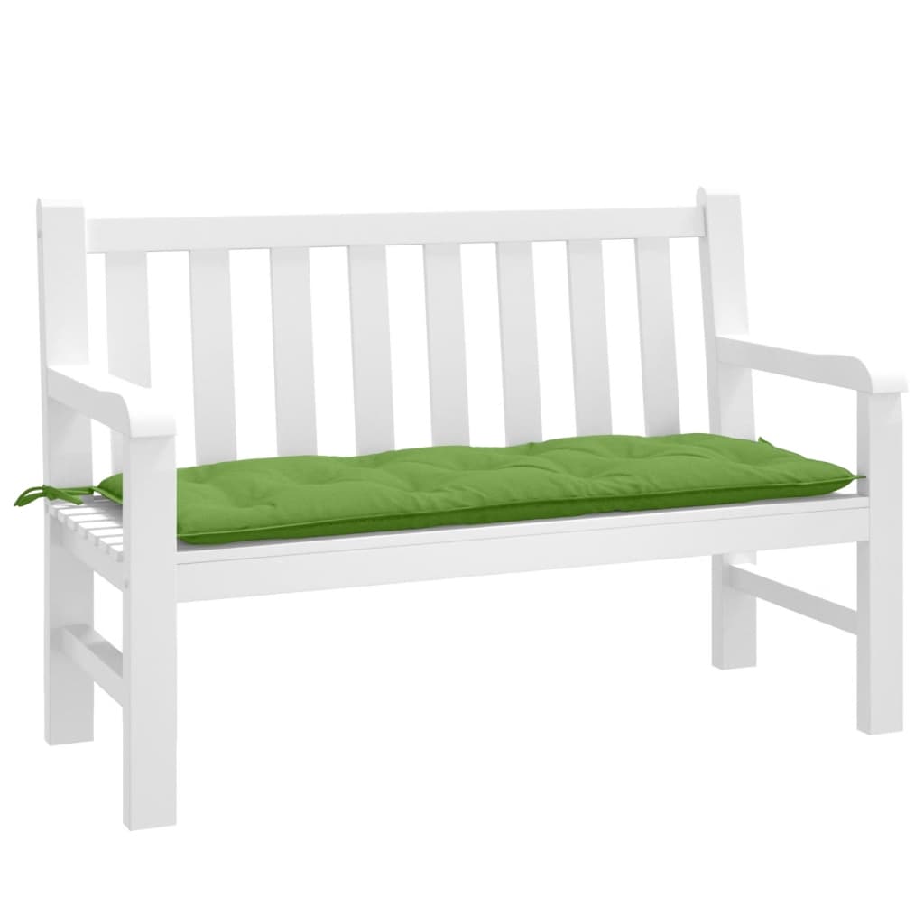 Tuinbankkussen 120x50x7 cm stof gemêleerd groen is nu te koop bij PeponiXL, paradijselijk wonen!