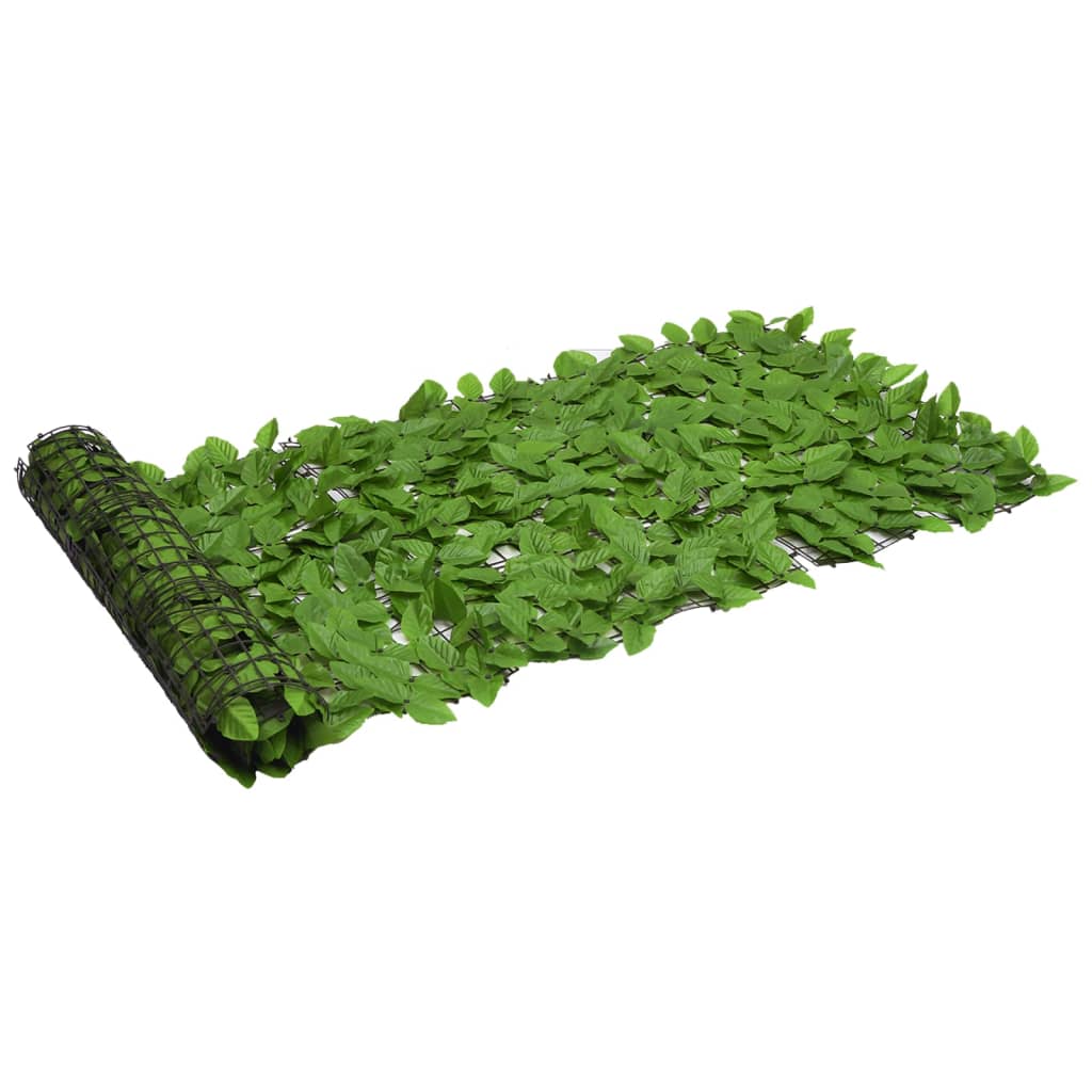 Balkonscherm met groene bladeren 200x75 cm is nu te koop bij PeponiXL, paradijselijk wonen!