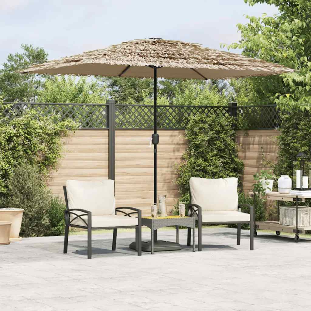 Parasol met stalen paal 300x200x250 cm bruin is nu te koop bij PeponiXL, paradijselijk wonen!