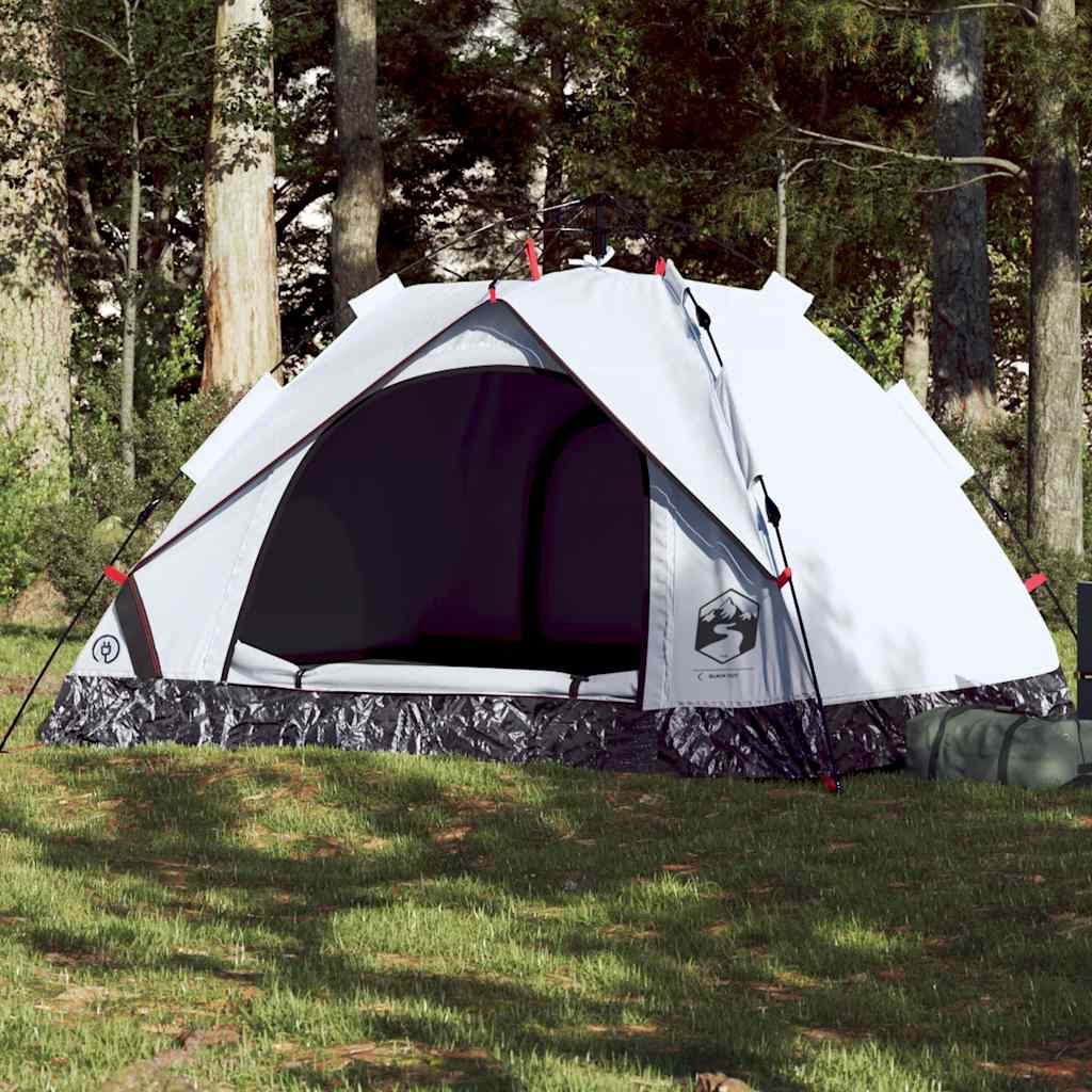 Koepeltent 3-persoons snelontgrendeling verduisterende stof wit is nu te koop bij PeponiXL, paradijselijk wonen!