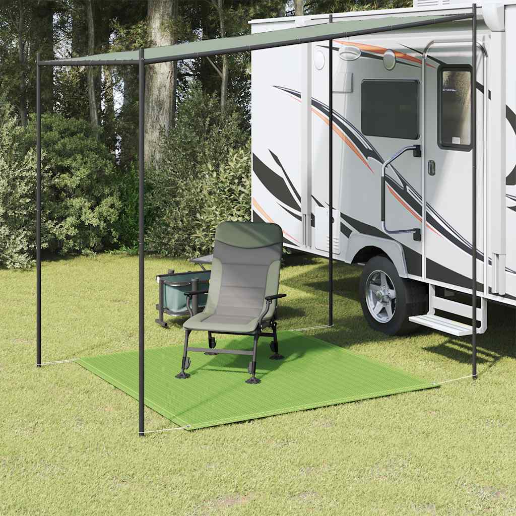 Tenttapijt 250x250 cm HDPE lichtgroen is nu te koop bij PeponiXL, paradijselijk wonen!