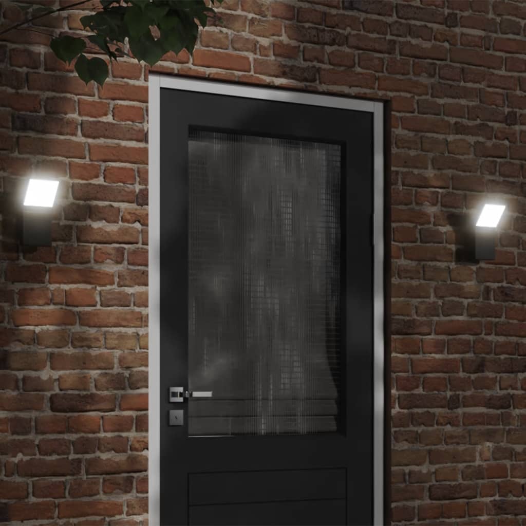 Buitenwandlamp LED gegoten aluminium zwart is nu te koop bij PeponiXL, paradijselijk wonen!